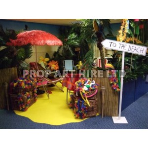Beach reception area
